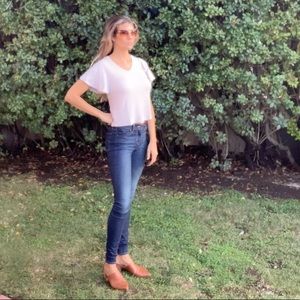 A new day light taupe top